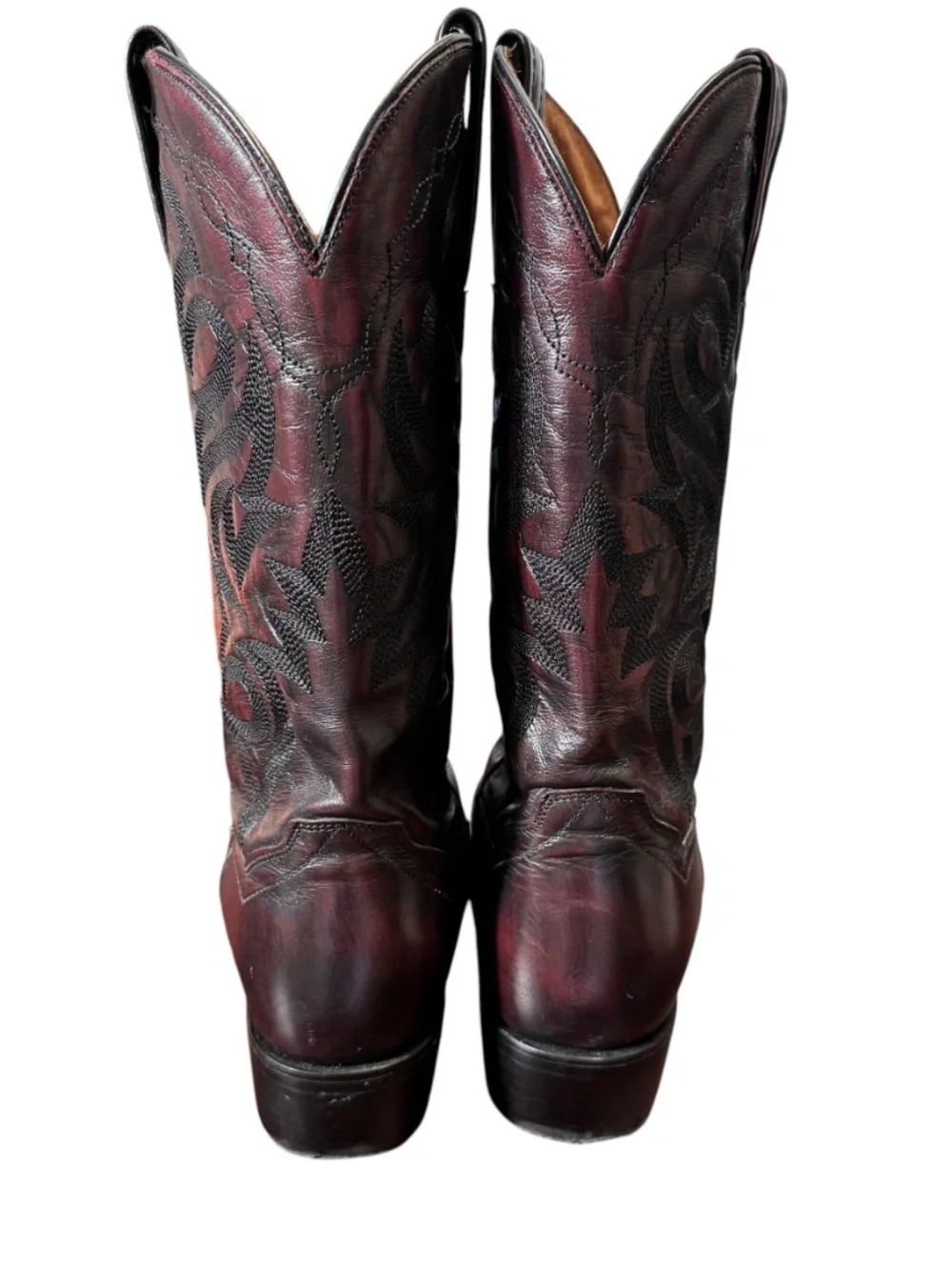 Dan Post Milwaukee Black Cherry Cowboy Boots Men's Size 9D Western DP2112R - Picture 3 of 15